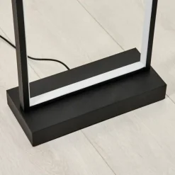 Lampadaire Bacolod LED Noir, 1 lumière