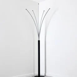 Lampadaire Bakersfield LED Noir, Blanc, 1 lumière