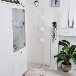Lampadaire Beland Blanc, 3 lumières