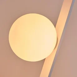 Lampadaire Beland Blanc, 3 lumières