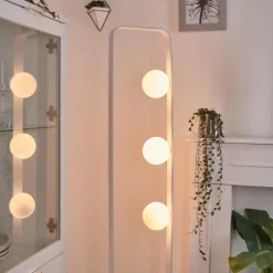 Lampadaire Beland Blanc, 3 lumières