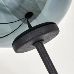 Lampadaire Belp Noir, 3 lumières