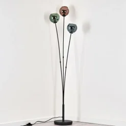 Lampadaire Belp Noir, 3 lumières