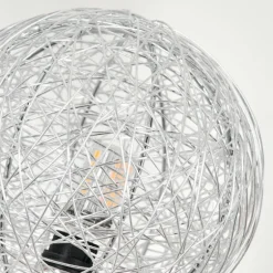 Lampadaire Bernado Argenté, 3 lumières