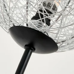 Lampadaire Bernado Argenté, 3 lumières