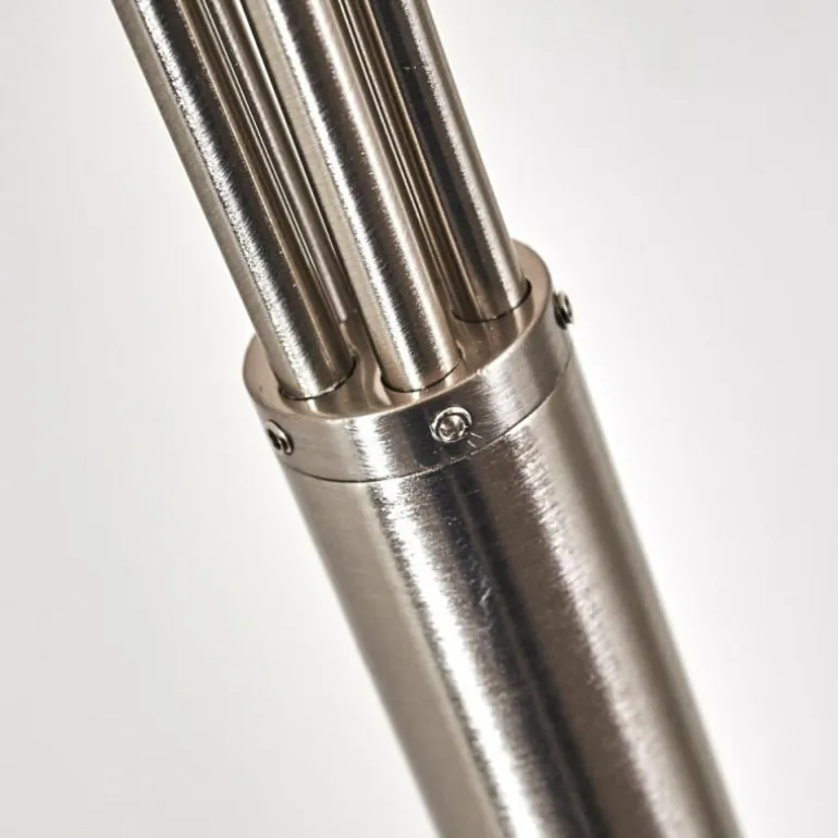 Lampadaire Bernado Nickel mat, 5 lumières