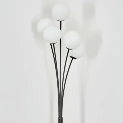 Lampadaire Bernado Noir, 5 lumières