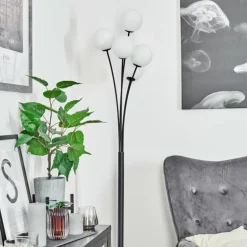 Lampadaire Bernado Noir, 5 lumières