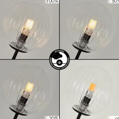 Lampadaire Bernado Noir, 5 lumières