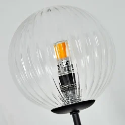Lampadaire Bernado Noir, 5 lumières