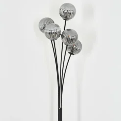 Lampadaire Bernado Noir, 5 lumières