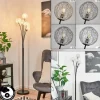 Lampadaire Bernado Noir, 5 lumières