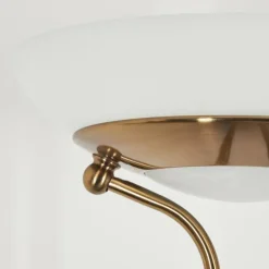 Lampadaire Biot LED Vieux laiton, 2 lumières