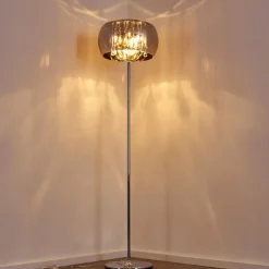 Lampadaire Blacklick Chrome, 4 lumières