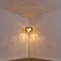 Lampadaire Blacklick Chrome, 4 lumières
