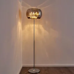 Lampadaire Blacklick Chrome, 4 lumières