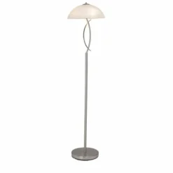 Lampadaire Brilliant Boston Blanc, 2 lumières