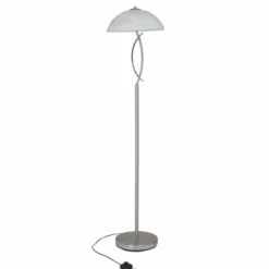 Lampadaire Brilliant Boston Blanc, 2 lumières
