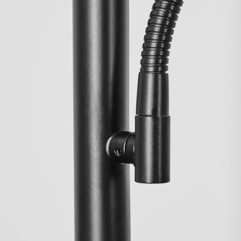 Lampadaire Busswil LED Noir, 2 lumières