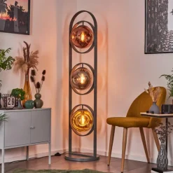 Lampadaire Cabreiro Anthracite, 1 lumière