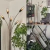 Lampadaire Caimitte Noir, 5 lumières