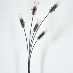 Lampadaire Caimitte Noir, 5 lumières