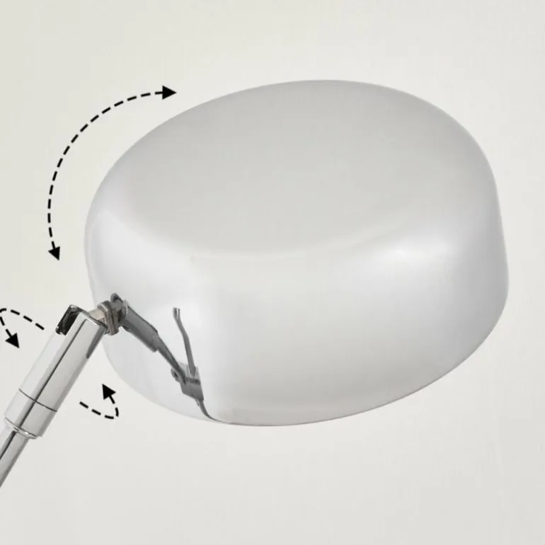 Lampadaire Camori Chrome, 1 lumière