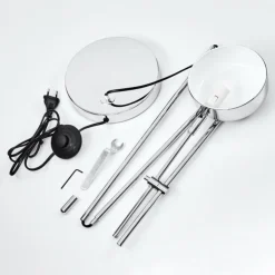 Lampadaire Camori Chrome, 1 lumière