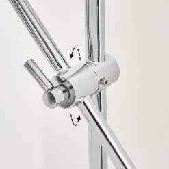 Lampadaire Camori Chrome, 1 lumière