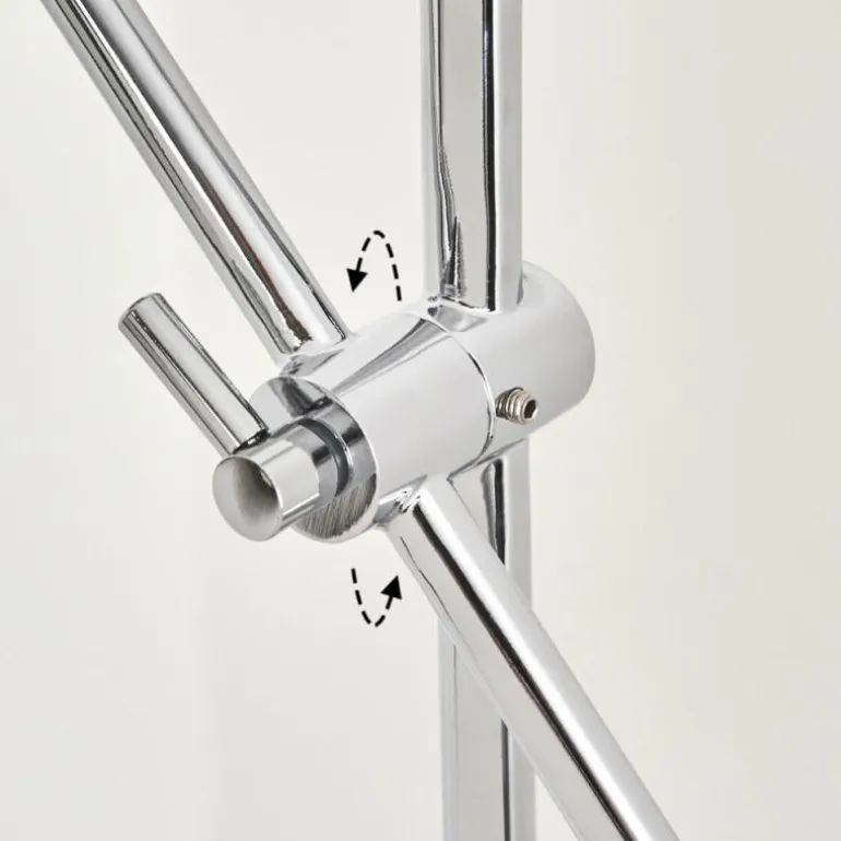 Lampadaire Camori Chrome, 1 lumière