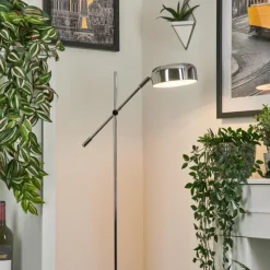 Lampadaire Camori Chrome, 1 lumière