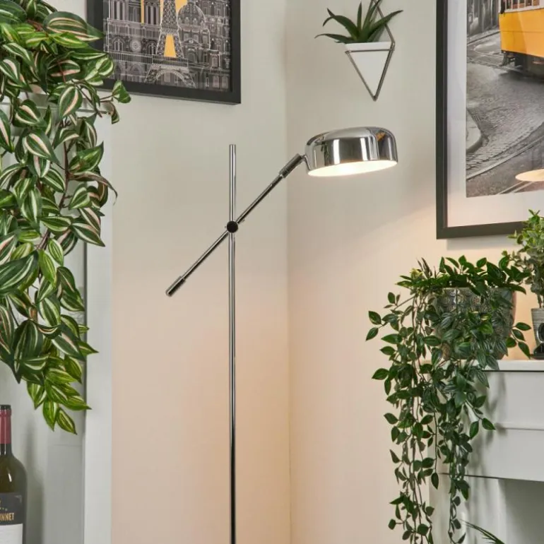 Lampadaire Camori Chrome, 1 lumière