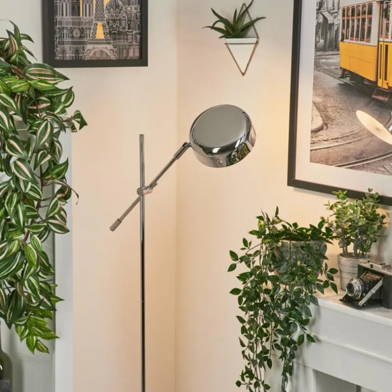 Lampadaire Camori Chrome, 1 lumière
