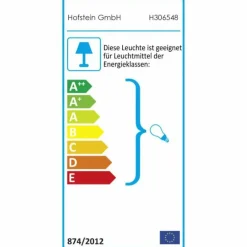 Lampadaire Caserta Acier inoxydable, 1 lumière, Détecteur de mouvement