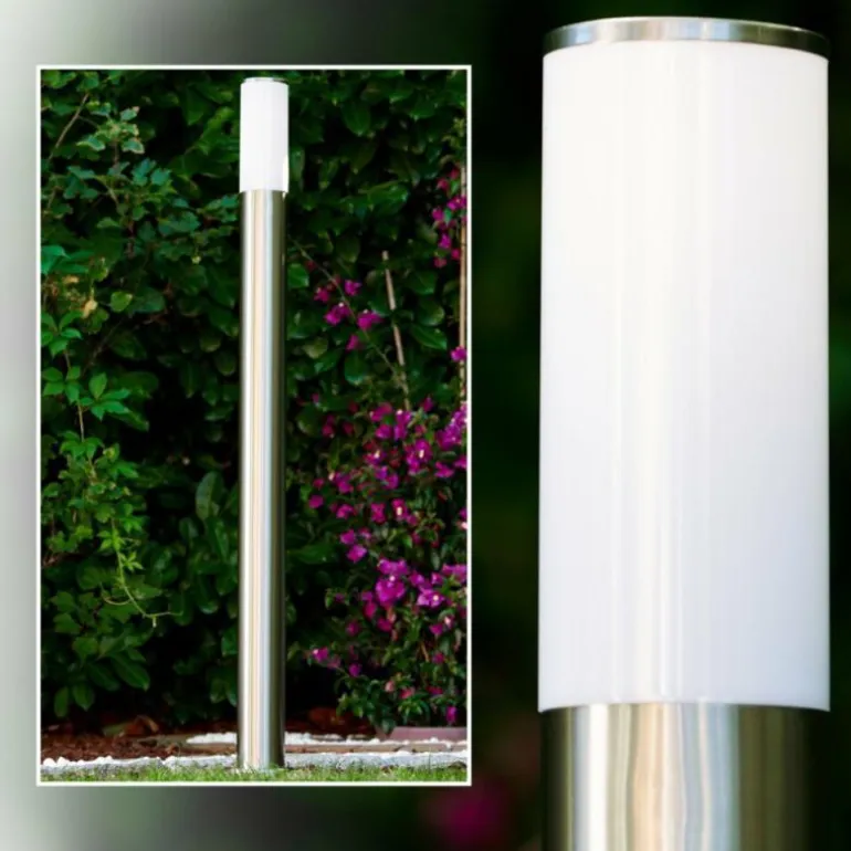 Lampadaire Caserta Acier inoxydable, 1 lumière