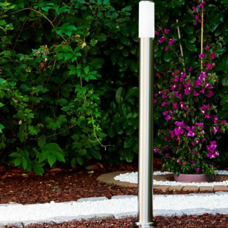 Lampadaire Caserta Acier inoxydable, 1 lumière