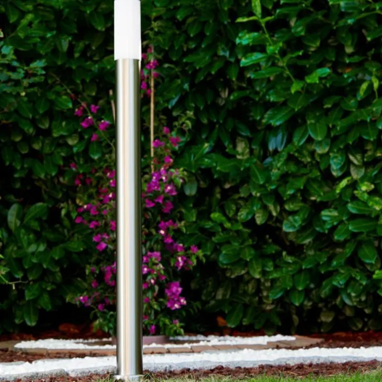 Lampadaire Caserta Acier inoxydable, 1 lumière