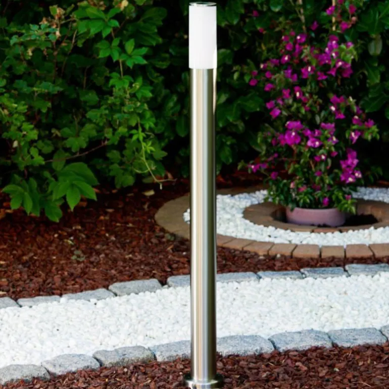 Lampadaire Caserta Acier inoxydable, 1 lumière