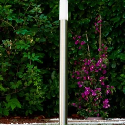 Lampadaire Caserta Acier inoxydable, 1 lumière