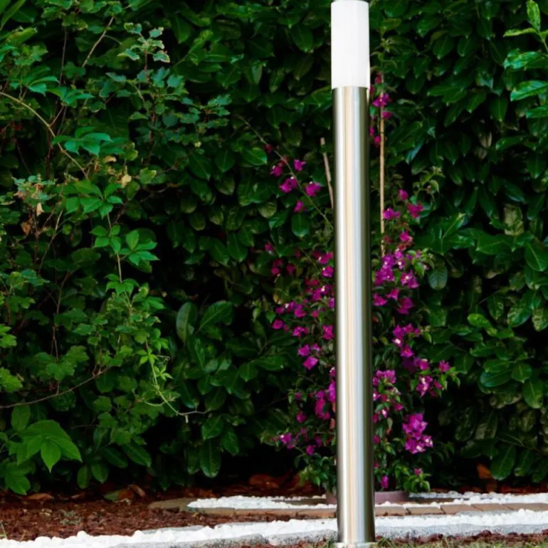Lampadaire Caserta Acier inoxydable, 1 lumière