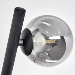 Lampadaire Chehalis LED Noir, 6 lumières