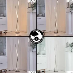Lampadaire Concord LED Argenté, 1 lumière