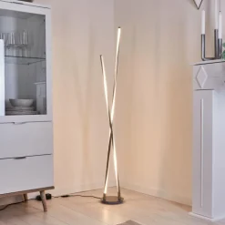Lampadaire Concord LED Argenté, 1 lumière