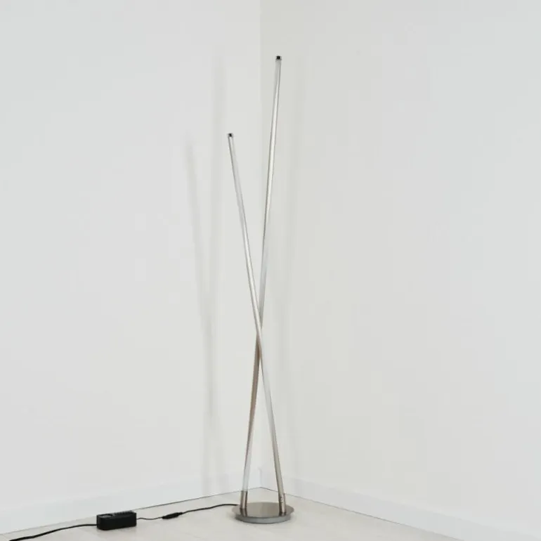 Lampadaire Concord LED Argenté, 1 lumière