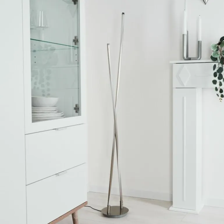 Lampadaire Concord LED Argenté, 1 lumière