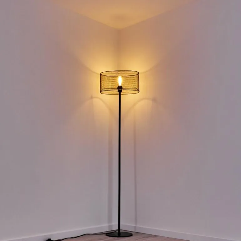 Lampadaire Conewago Noir, 1 lumière