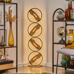 Lampadaire Cornol LED Écru, Noir, 1 lumière