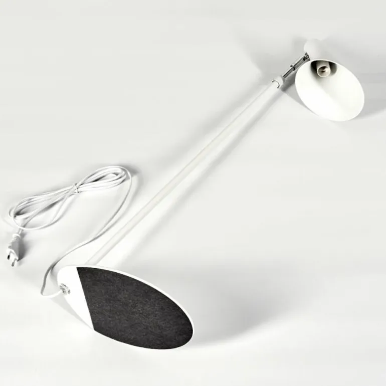Lampadaire Corralcay Chrome, Blanc, 1 lumière