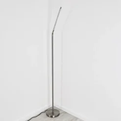 Lampadaire Deje LED Nickel mat, 1 lumière