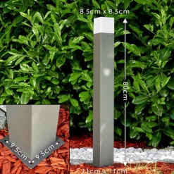 Lampadaire d'extérieur Algier LED Anthracite, 1 lumière